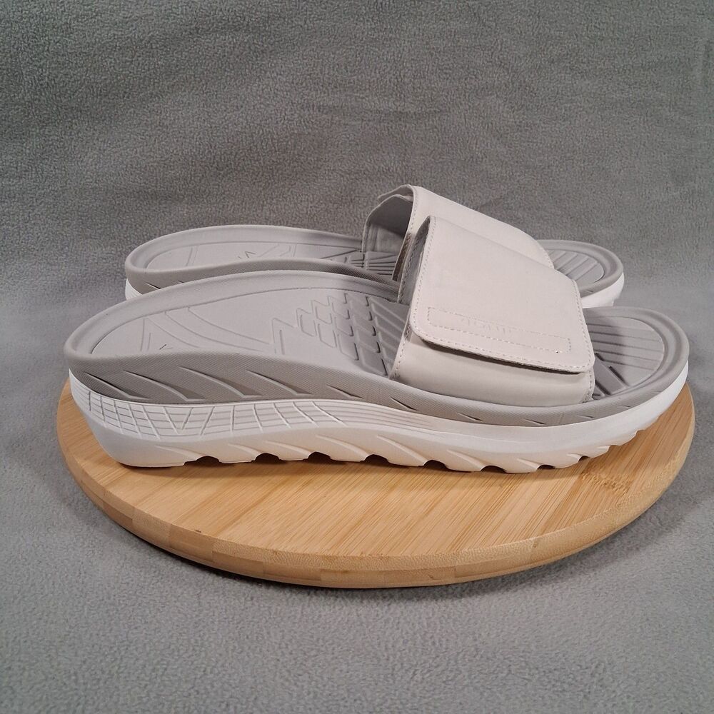 NWT Vionic Rejuvenate Recovery Slides Mens Size 10.5 Womens 12 Gray Sandals